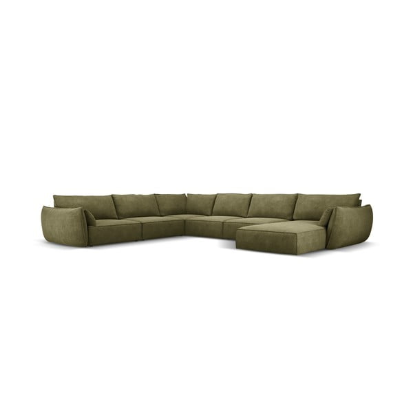 Zaļš stūra dīvāns (kreisais stūris) Vanda – Mazzini Sofas-image-2