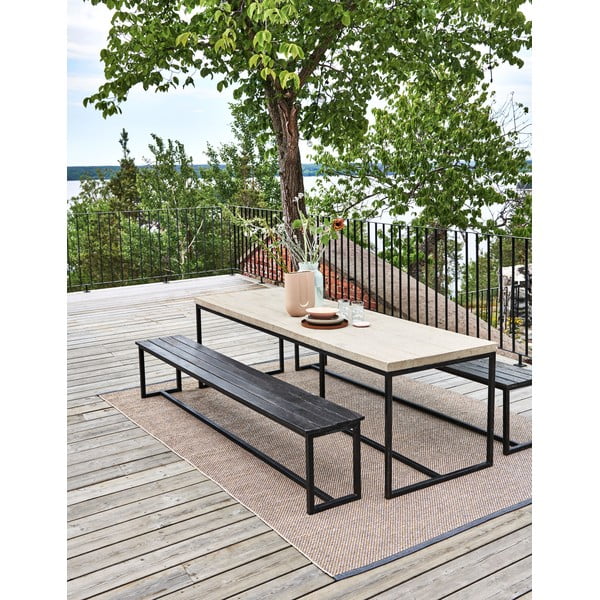 Bēšs iekštelpu un āra paklājs 60x85 cm Effi Granit – Pappelina-image-2