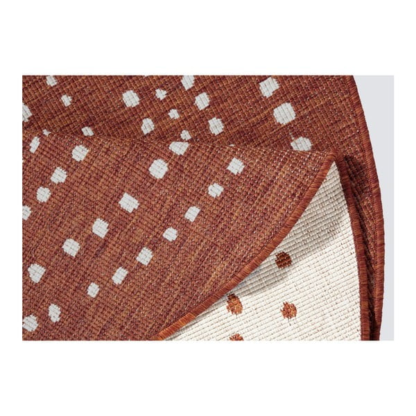 Sarkans āra paklājs NORTHRUGS Bali, ⌀ 140 cm-image-4