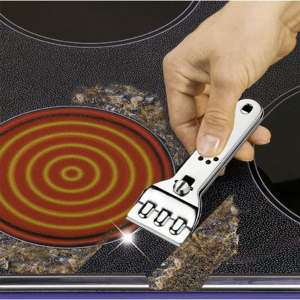 Nerūsējošā tērauda stikla keramikas plīts skrāpis Wenko Hobbie-image-1