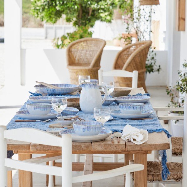 Zils keramikas augļu trauks Costa Nova Brisa, ⌀ 36 cm-image-2