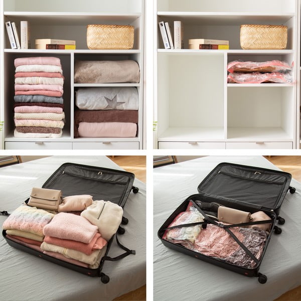 Vakuuma maisi apģērbam (2 gab.) Premium Valve M – Compactor-image-1