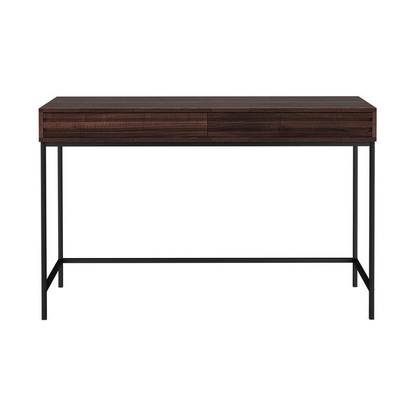 Darba galds ar valrieksta koka imitācijas galda virsmu 50x120 cm Celine – Støraa-image-1