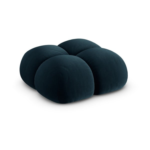 Tumši zils samta kāju soliņš Loretto – Cosmopolitan Design-image-2