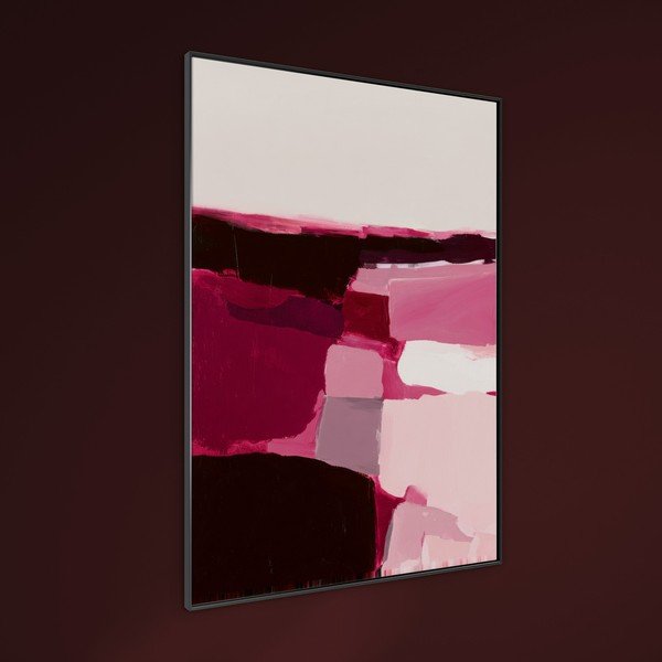 Drukāta glezna ar rāmi/uz audekla 70x100 cm Berry Blocks – Styler-image-1