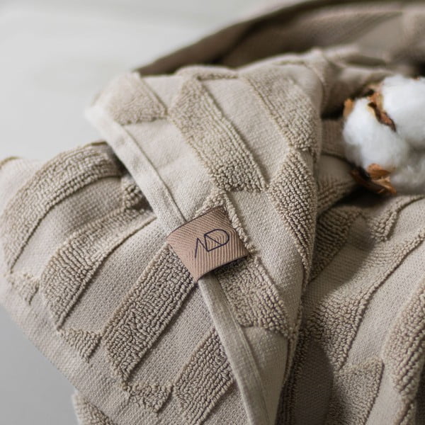 Bēši kokvilnas dvieļi (2 gab.) 35x55 cm Geo – Mette Ditmer Denmark-image-2