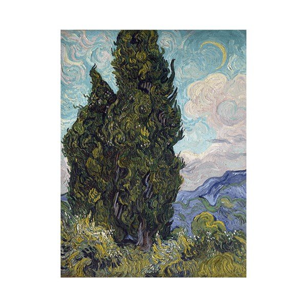 Vinsenta van Goga glezna "Ciprese", 50x40 cm