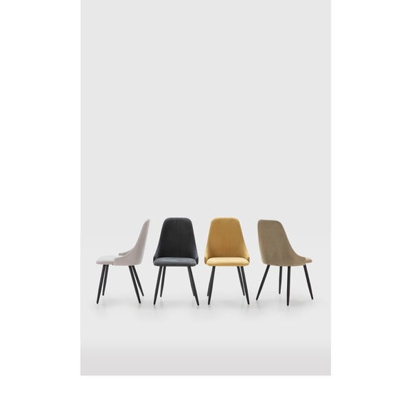 Tumši pelēki pusdienu krēsli (4 gab.) Mani – Marckeric-image-1