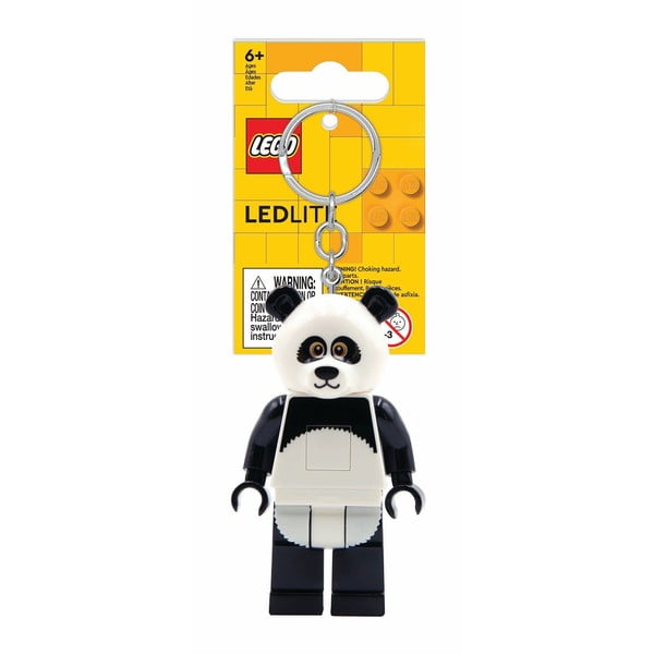 Melnbalts atslēgu piekariņš ar lukturīti Iconic Panda – LEGO®-image-1