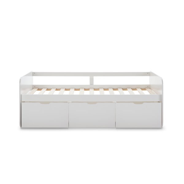 Balta bērnu gulta ar veļas kasti 90x190 cm Abbott – Marckeric