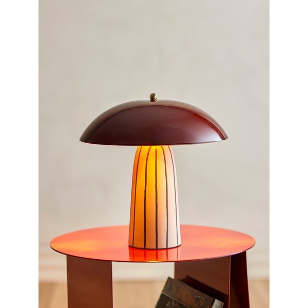 Keramikas galda lampa ar metāla abažūru (augstums 32 cm) Arvid – Bloomingville-image-3