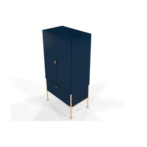 Tumši zila kumode Skandica Polka Combi-image-2