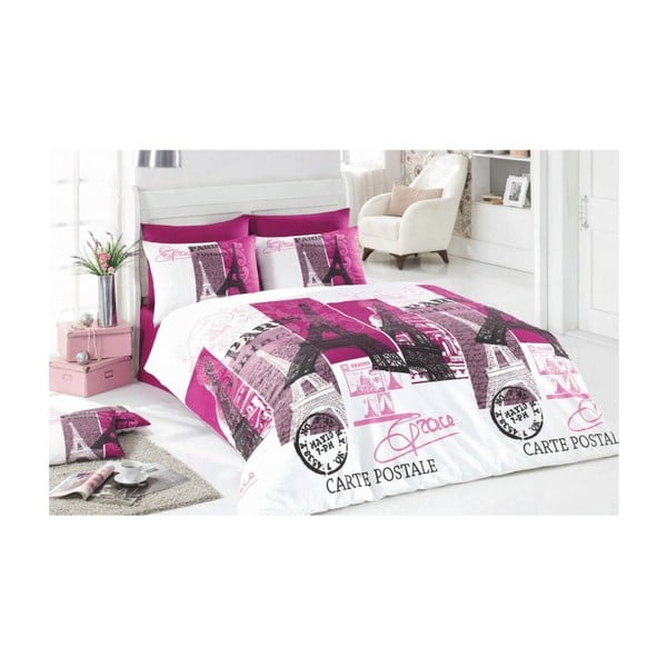 Violeta gultas veļa divguļamai gultai Parīze, 200 x 220 cm
