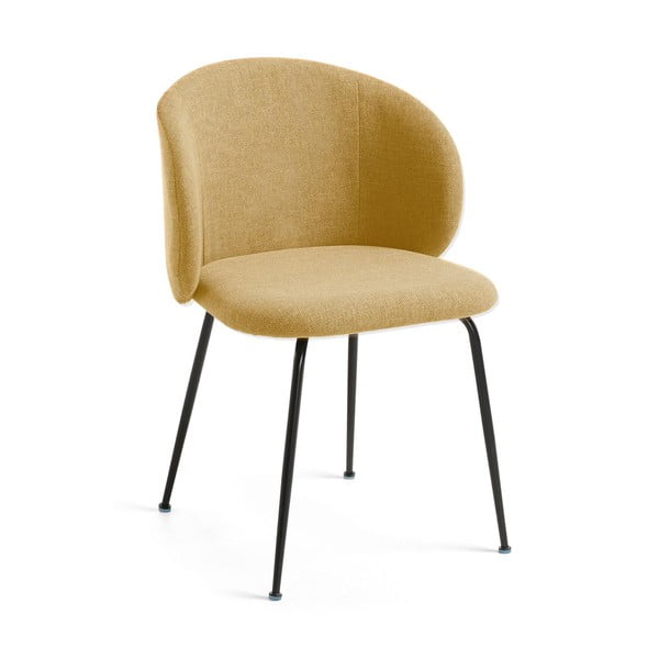 Sinepju dzeltens pusdienu krēsls Minna – Kave Home