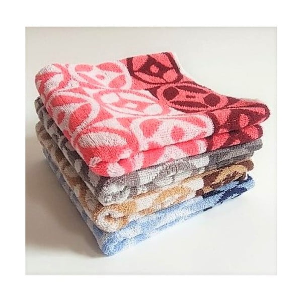 Zils kokvilnas dvielis 70x140 cm Compass – JAHU collections-image-3