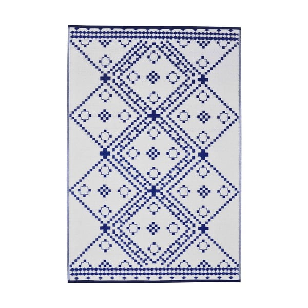 Zils un balts āra paklājs Green Decore Amber, 120 x 180 cm-image-2