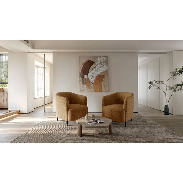 Dzeltens atpūtas krēsls Galbe – Ghado-image-1