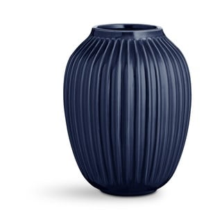 Tumši zila keramikas vāze Kähler Design Hammershoi, augstums 25 cm