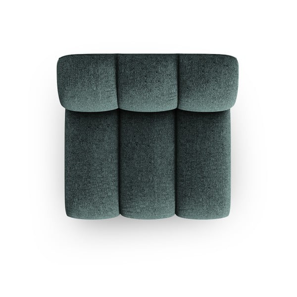 Tirkīzzils modulārais dīvāns (vidējā moduļa) Lupine – Micadoni Home-image-2