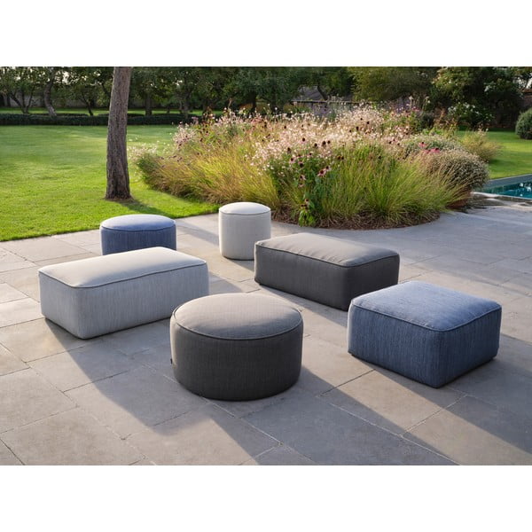 Tumši pelēks dārza pufs – Diphano-image-3