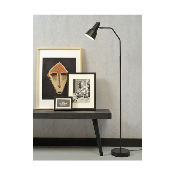 Melna stāvlampa ar metāla abažūru (augstums 140 cm) Valencia – it's about RoMi-image-3