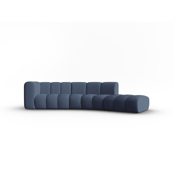 Zils stūra dīvāns (ar labo stūri) Lupine – Micadoni Home