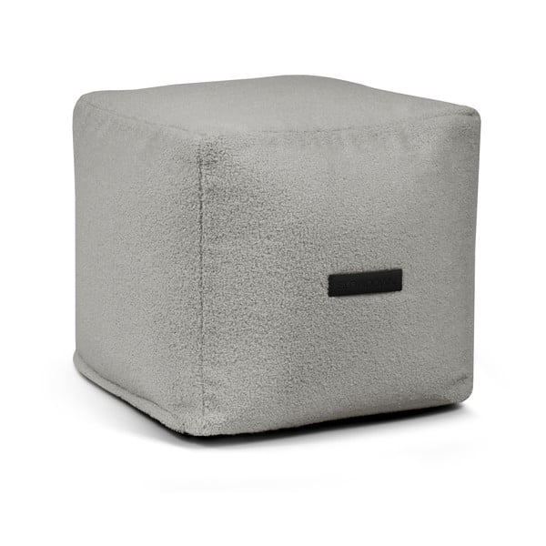 Gaiši pelēks sēžammaiss no buklē auduma Up! MooG – SLOWDOWN