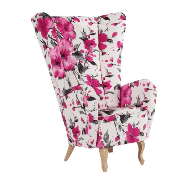 Rozā ziedu krēsls Max Winzer Aurora