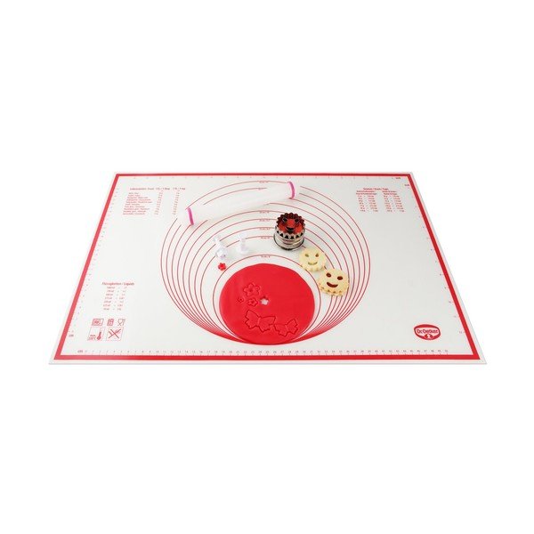 Sarkanā un baltā silikona cepšanas folija Dr. Oetker Flexxibel Love, 60 x 40 cm-image-2