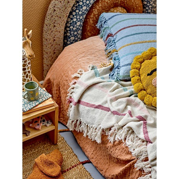 Krēmkrāsas bērnu sega 130x160 cm Frey – Bloomingville Mini-image-1