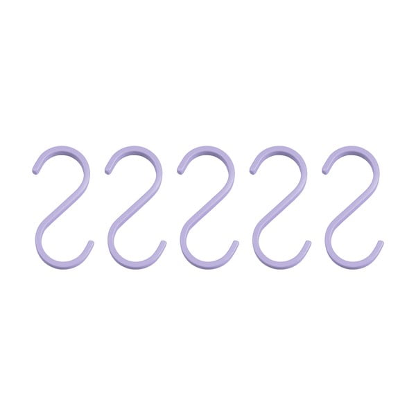 Violeti metāla piekarināmi āķi (5 gab.) Hang-it – Mette Ditmer Denmark