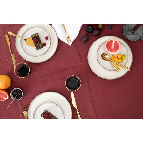 Lina galda paliktnis 35x45 cm Marsala – Linen Tales-image-1