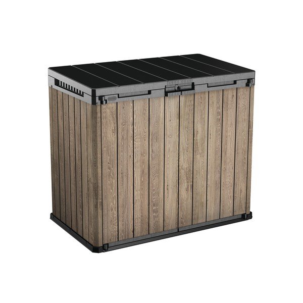 Brūna plastmasas dārza uzglabāšanas kaste Deco – Keter