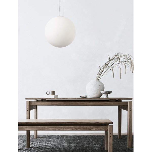 Balta stikla piekaramā lampa ø 50 cm Nevoso – Nova Luce-image-1