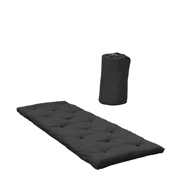 Tumši pelēks futona matracis 70x190 cm Bed in a Bag Dark Grey - Karup Design