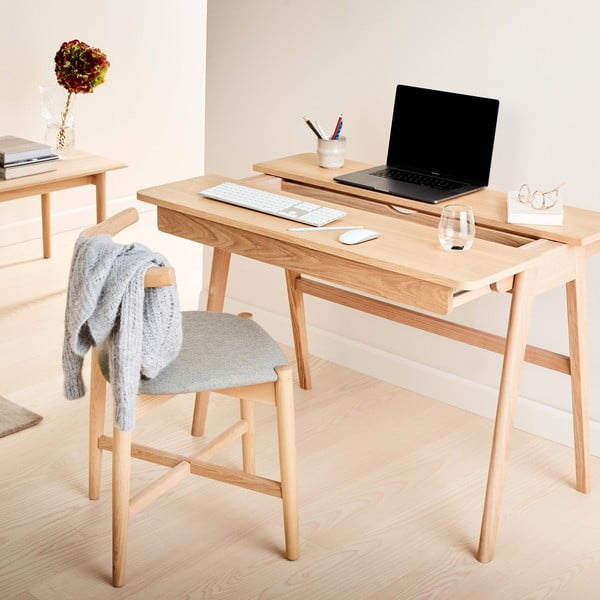 Darba galds ar ozolkoka virsmu 110x55,5 cm Home – Hammel Furniture-image-1