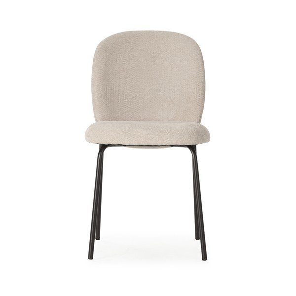 Melni/krēmkrāsas pusdienu krēsli (4 gab.) Daia – Marckeric-image-3