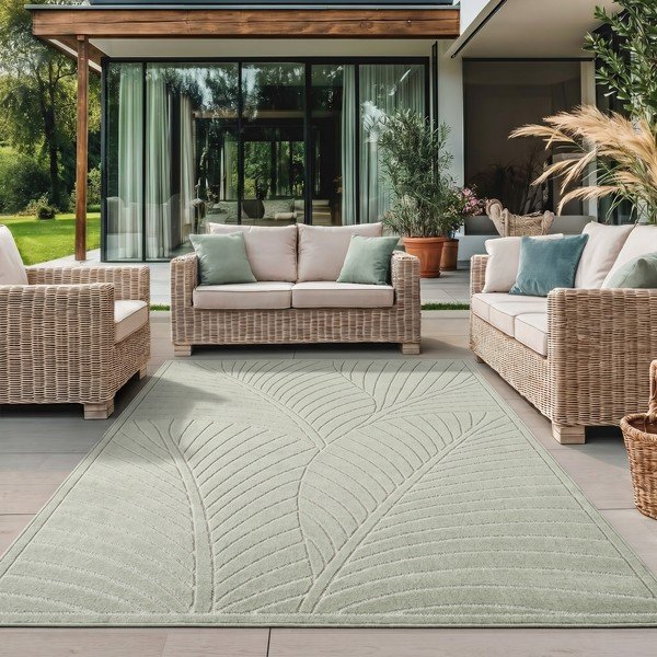 Zaļš iekštelpu un āra paklājs 240x340 cm Nova 1203 – Ayyildiz Carpets-image-1