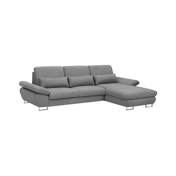 Gaiši pelēks Windsor & Co Sofas Pi dīvāns, labais stūris-image-1