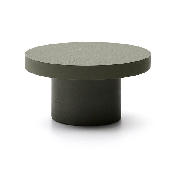 Betona apaļš dārza kafijas galdiņš ø 90 cm Aiguablava – Kave Home