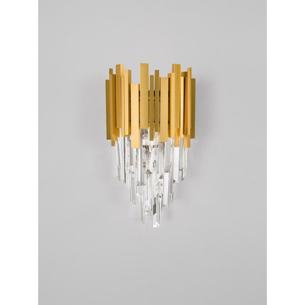 Zelta krāsas metāla sienas lampa Grane – Nova Luce-image-2