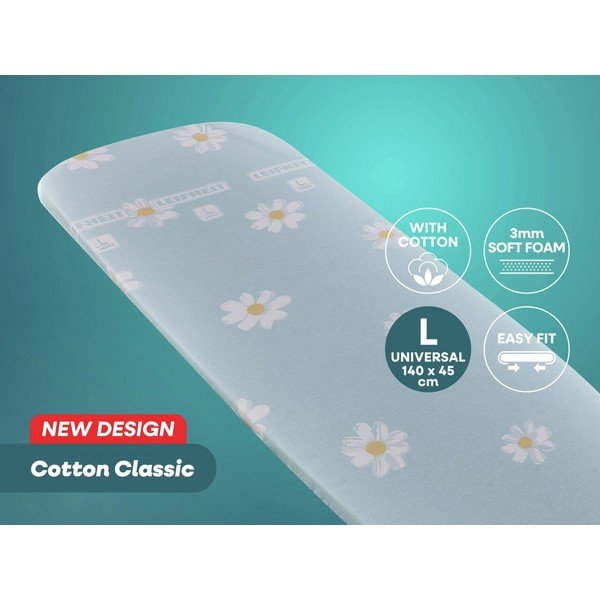 Gludināmā dēļa pārvalks 140x45 cm Cotton Classic L/Universal – LEIFHEIT-image-4