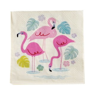 20 papīra salvešu komplekts Rex London Flamingo Bay