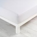 Balts trikotāžas palags ar gumiju 160x200 cm Jersy – douceur d'intérieur
