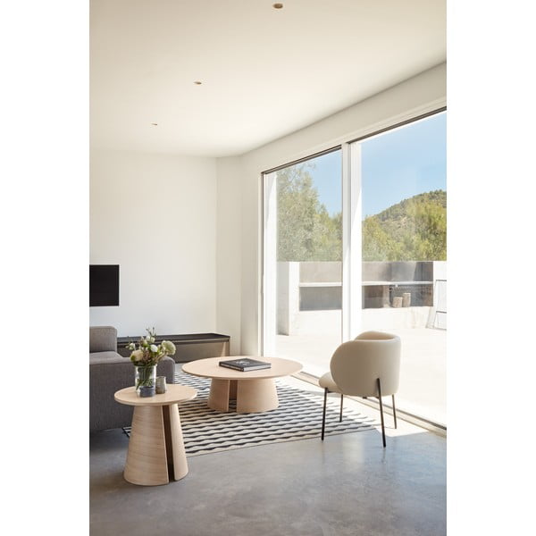 Balts mākslīgās ādas krēsls Mogi – Teulat-image-1