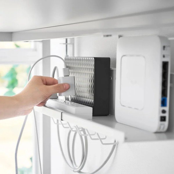 Balts metāla organizators vadiem Smart – YAMAZAKI-image-4