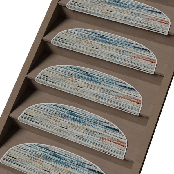 Kāpņu paklāji (16 gab.) 20x65 cm Plain Sky – Vitaus-image-1