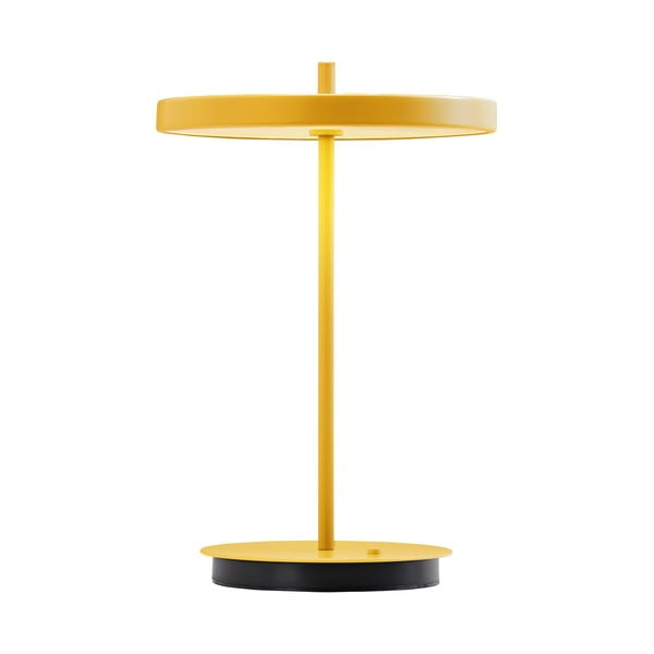 Dzeltena metāla LED galda lampa ar metāla abažūru (augstums 31 cm) Asteria Move – UMAGE-image-4