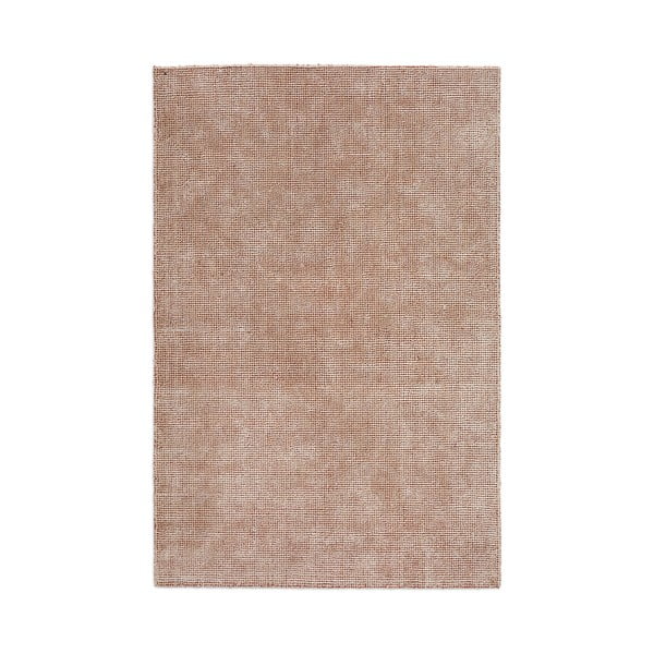 Terakotas oranžs ar rokām darināts viskozes paklājs 160x230 cm Elvan – Kave Home