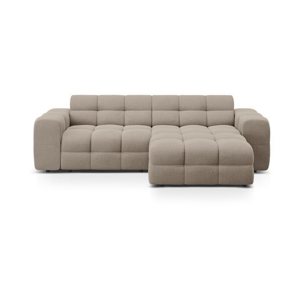 Brūns stūra dīvāns (ar labo stūri/ar zvilni) Kendal – Micadoni 